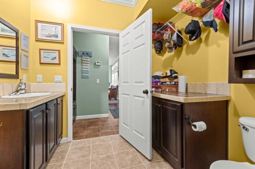 13 Cherry Lane Se, Three Hills, AB - Indoor Photo Showing Bathroom