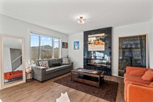116 Ambleside Crescent Nw, Calgary, AB - Indoor Photo Showing Living Room