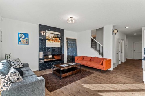 116 Ambleside Crescent Nw, Calgary, AB - Indoor Photo Showing Living Room