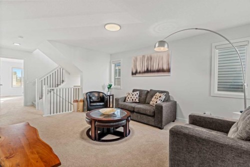 116 Ambleside Crescent Nw, Calgary, AB - Indoor Photo Showing Living Room