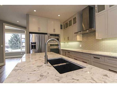 532 22 Avenue Ne, Calgary, AB - Indoor Photo Showing Kitchen With Double Sink With Upgraded Kitchen
