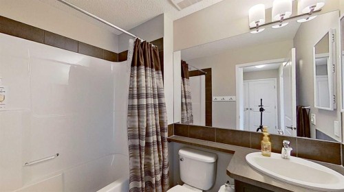 39 Sunrise View, Cochrane, AB - Indoor Photo Showing Bathroom