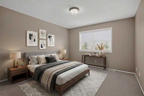 59 Silver Springs Way Nw, Airdrie, AB - Indoor Photo Showing Bedroom