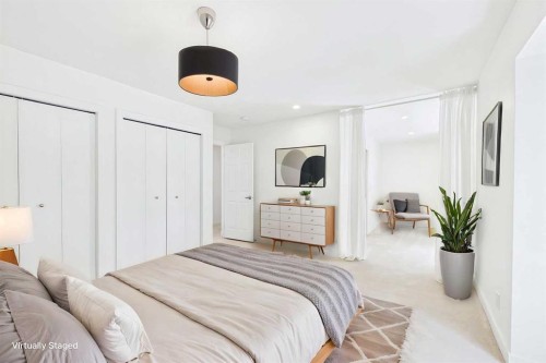 416 Thornhill Place Nw, Calgary, AB - Indoor Photo Showing Bedroom