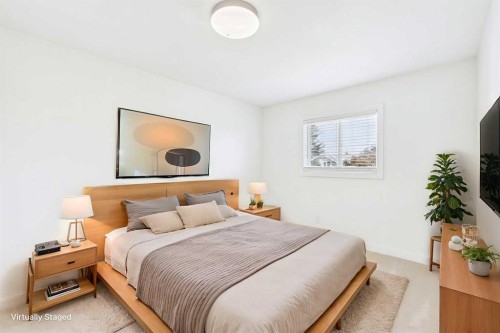 416 Thornhill Place Nw, Calgary, AB - Indoor Photo Showing Bedroom