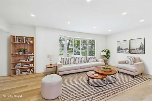 416 Thornhill Place Nw, Calgary, AB - Indoor Photo Showing Living Room