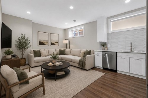 62 Evansfield Green Nw, Calgary, AB - Indoor Photo Showing Living Room