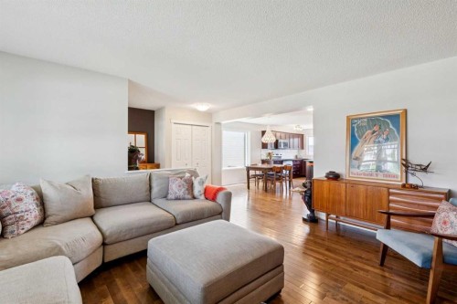 147 Sunset Cove, Cochrane, AB - Indoor Photo Showing Living Room