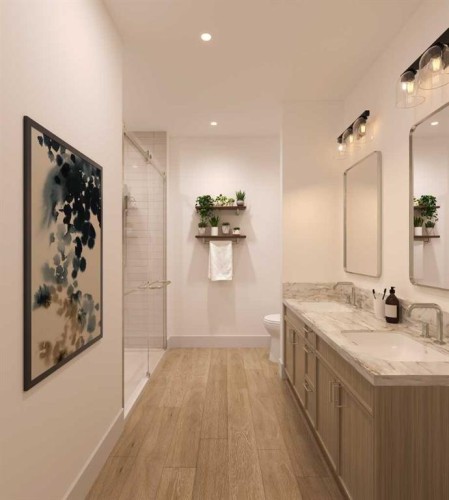 215-1251 Mahogany Boulevard Se, Calgary, AB - Indoor Photo Showing Bathroom