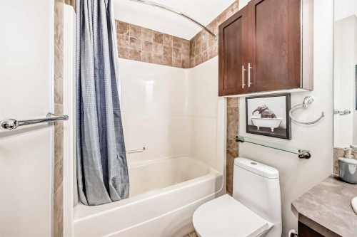 113-201 Sunset Drive, Cochrane, AB - Indoor Photo Showing Bathroom