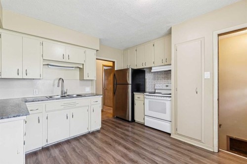 3103 13 Avenue Sw, Calgary, AB - Indoor Photo Showing Kitchen With Double Sink
