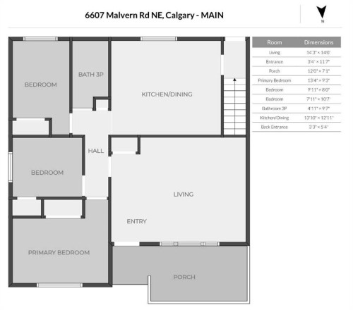 6607 Malvern Road Ne, Calgary, AB 