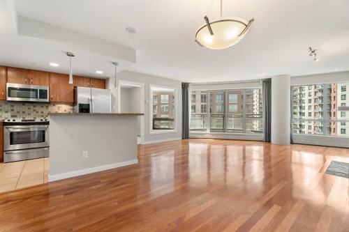 804-1088 6 Avenue Sw, Calgary, AB - Indoor Photo Showing Kitchen