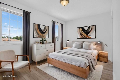 78 Hamptons Circle Nw, Calgary, AB - Indoor Photo Showing Bedroom