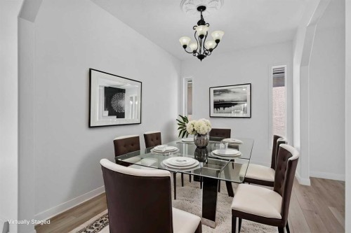 78 Hamptons Circle Nw, Calgary, AB - Indoor Photo Showing Dining Room