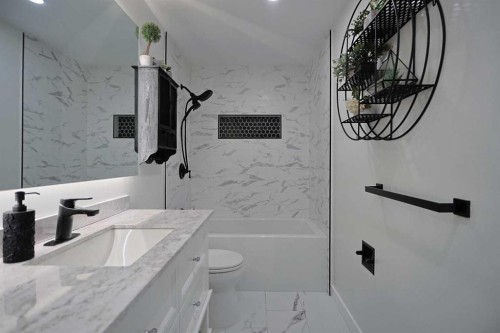 205-310 Falconridge Crescent Ne, Calgary, AB - Indoor Photo Showing Bathroom