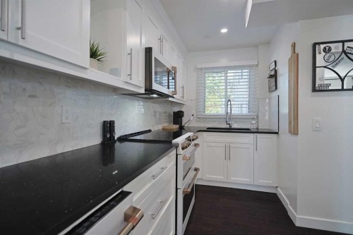 205-310 Falconridge Crescent Ne, Calgary, AB - Indoor Photo Showing Kitchen
