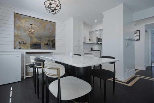 205-310 Falconridge Crescent Ne, Calgary, AB - Indoor Photo Showing Dining Room