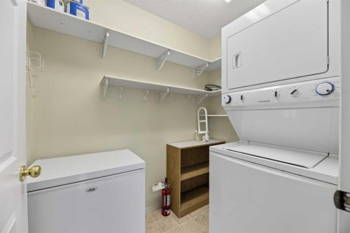 210-4514 54 Avenue, Olds, AB - Indoor Photo Showing Laundry Room