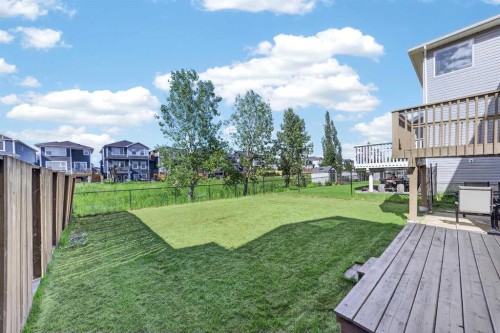 744 Luxstone Landing Sw, Airdrie, AB - Outdoor With Deck Patio Veranda