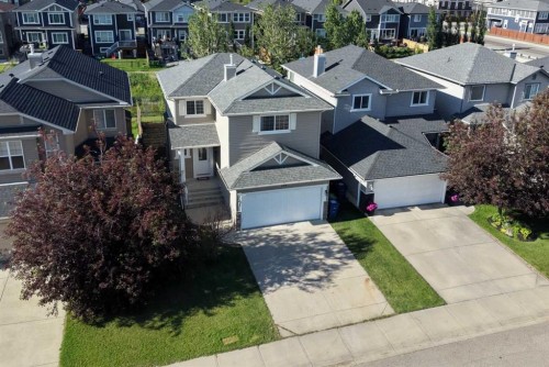744 Luxstone Landing Sw, Airdrie, AB - Outdoor With Facade