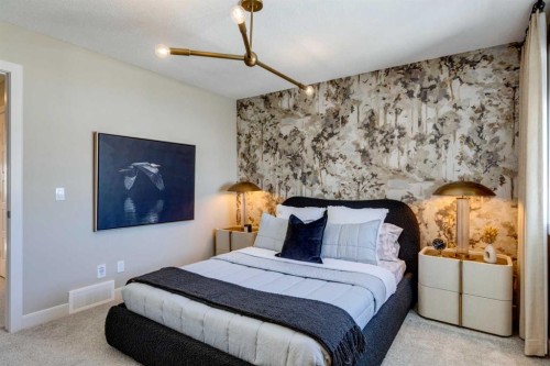 282 Southbow Avenue, Cochrane, AB - Indoor Photo Showing Bedroom