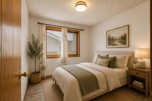 132 Scenic Cove Circle Nw, Calgary, AB - Indoor Photo Showing Bedroom
