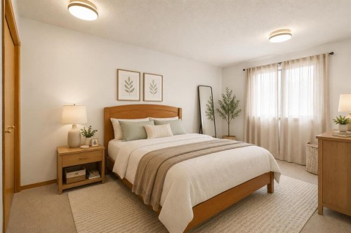 132 Scenic Cove Circle Nw, Calgary, AB - Indoor Photo Showing Bedroom