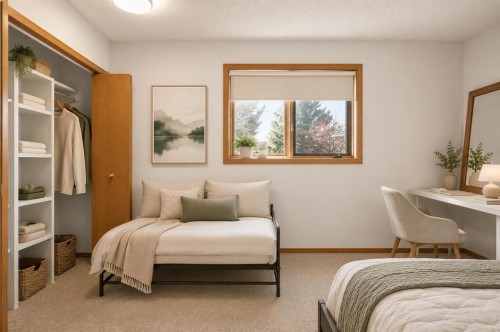 132 Scenic Cove Circle Nw, Calgary, AB - Indoor Photo Showing Bedroom