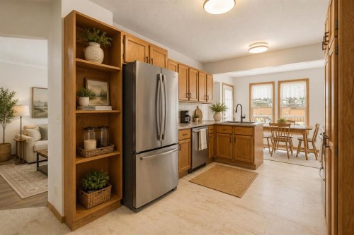 132 Scenic Cove Circle Nw, Calgary, AB - Indoor Photo Showing Kitchen