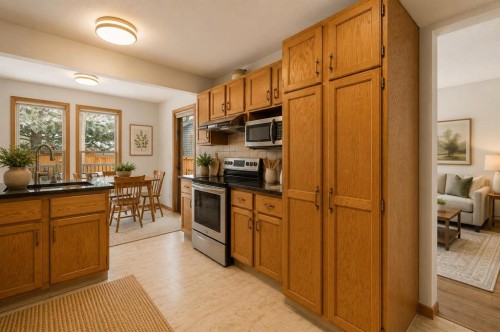 132 Scenic Cove Circle Nw, Calgary, AB - Indoor Photo Showing Kitchen