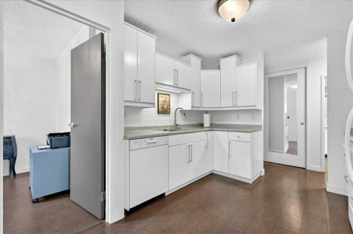 401-1107 15 Avenue Sw, Calgary, AB - Indoor Photo Showing Kitchen
