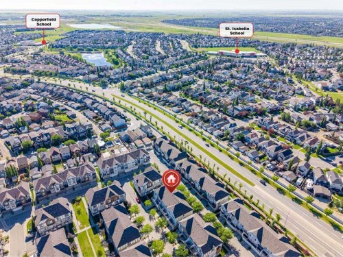 349-130 New Brighton Way Se, Calgary, AB - Outdoor With View