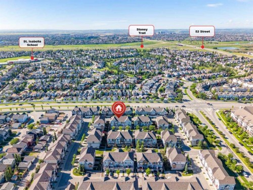 349-130 New Brighton Way Se, Calgary, AB - Outdoor With View