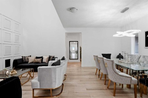 160 Homestead Grove Ne, Calgary, AB - Indoor Photo Showing Dining Room