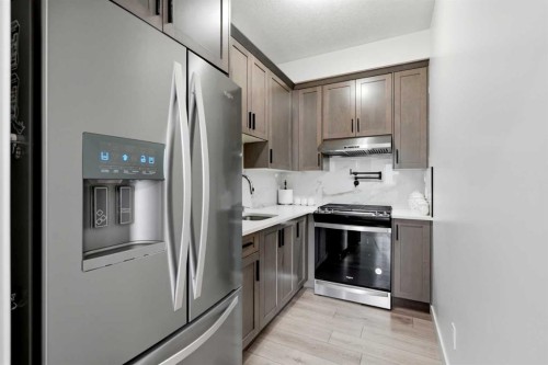 160 Homestead Grove Ne, Calgary, AB - Indoor Photo Showing Kitchen With Stainless Steel Kitchen