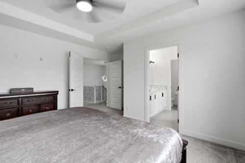 160 Homestead Grove Ne, Calgary, AB - Indoor Photo Showing Bedroom
