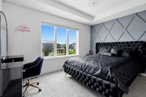 160 Homestead Grove Ne, Calgary, AB - Indoor Photo Showing Bedroom