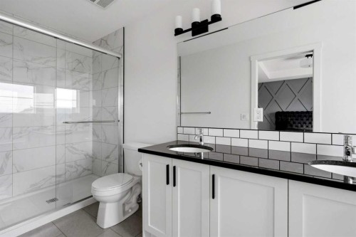160 Homestead Grove Ne, Calgary, AB - Indoor Photo Showing Bathroom