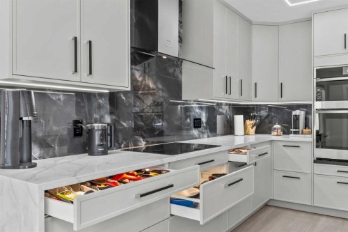 101 Bridlewood Street, Calgary, AB - Indoor Photo Showing Kitchen