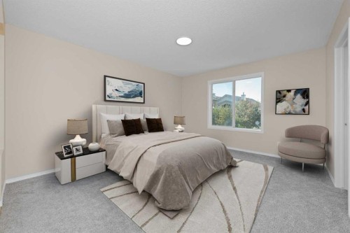 642 Citadel Drive Nw, Calgary, AB - Indoor Photo Showing Bedroom