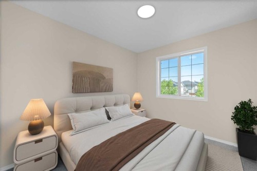 642 Citadel Drive Nw, Calgary, AB - Indoor Photo Showing Bedroom
