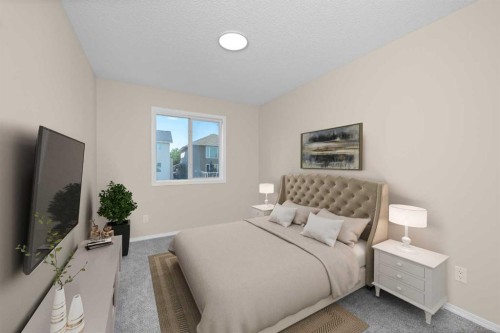 642 Citadel Drive Nw, Calgary, AB - Indoor Photo Showing Bedroom