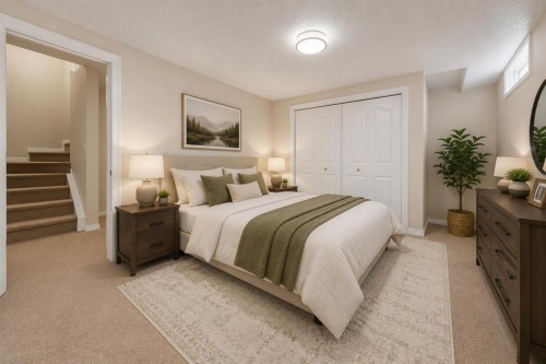 642 Citadel Drive Nw, Calgary, AB - Indoor Photo Showing Bedroom
