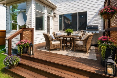 642 Citadel Drive Nw, Calgary, AB - Outdoor With Deck Patio Veranda With Exterior