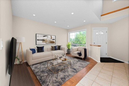 642 Citadel Drive Nw, Calgary, AB - Indoor Photo Showing Living Room