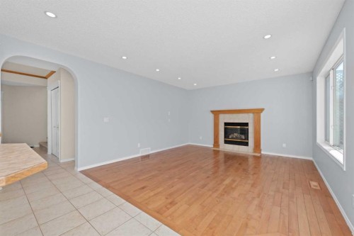 642 Citadel Drive Nw, Calgary, AB - Indoor With Fireplace