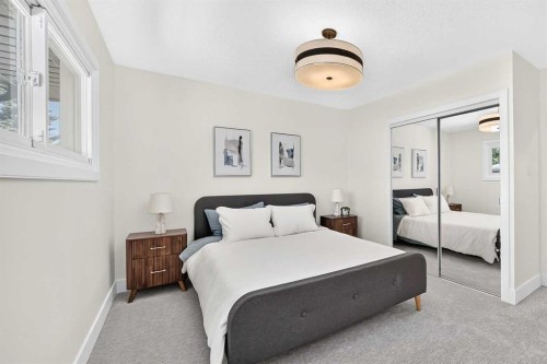 4139 Bowlen Street, Calgary, AB - Indoor Photo Showing Bedroom