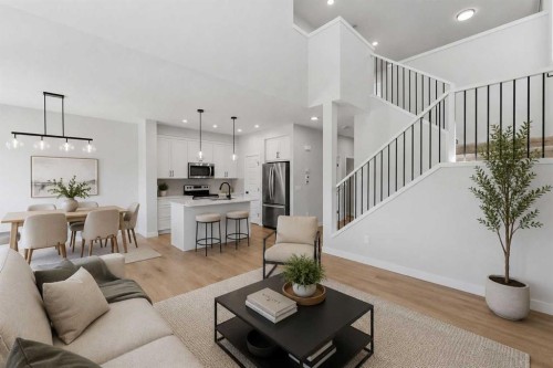 3081 Key Drive Sw, Airdrie, AB - Indoor Photo Showing Living Room