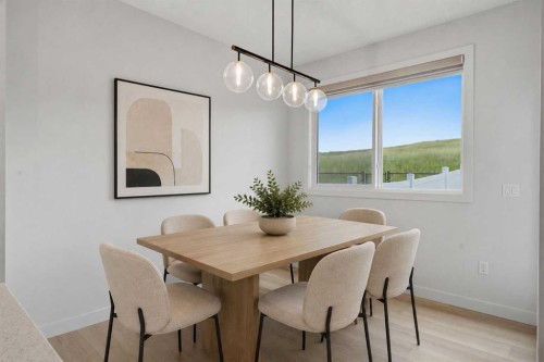 3085 Key Drive Sw, Airdrie, AB - Indoor Photo Showing Dining Room